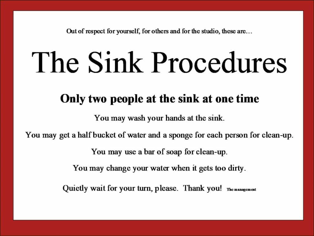 Sink Rules