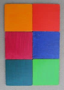 six intermediate color tablets